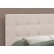 Monarch Specialties Bed, Headboard Only, Full Size, Bedroom, Upholstered, Linen Look, Beige, Transitional I 6004F - alternate 2